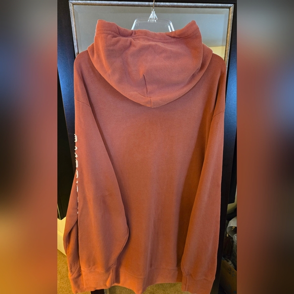 AMERICAN EAGLE MENS (UNISEX) Dark Pink Colored Hoodie, NWOT, XXL - Picture 2 of 6